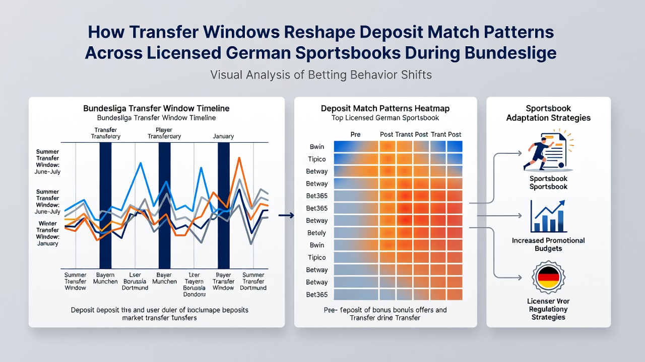 Diagramm zu Einzahlungsmatch-Trends bei deutschen Wettanbietern in Transferfenstern